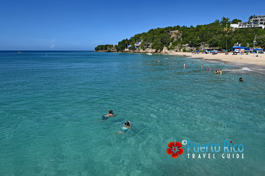 Clear water safe for swimming at Crash Boat Beach - Aguadilla, Puerto Rico