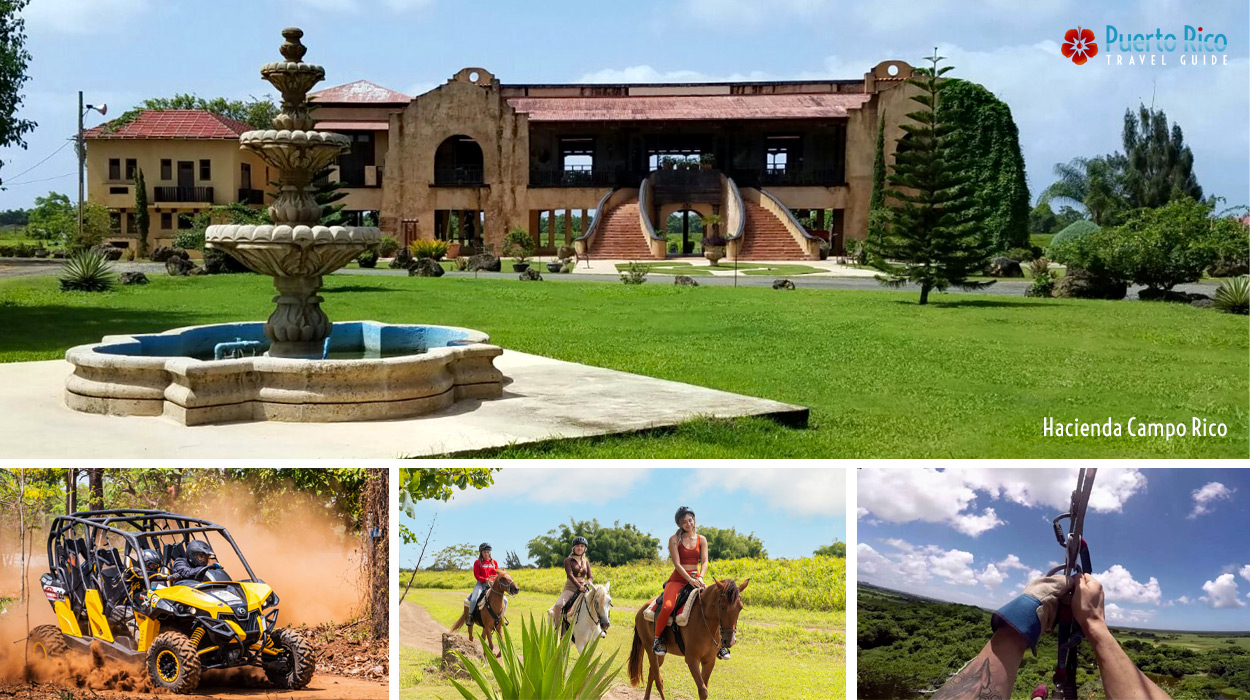 Hacienda Campo Rico - Carolina, Puerto Rico - ATV, Ziplining, Horseback Riding Tours 