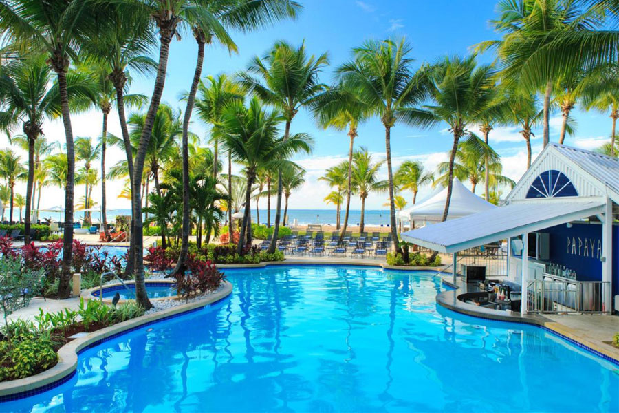 Best hotels on the beach of Isla Verde, Puerto Rico - Courtyard by Marriott Isla Verde