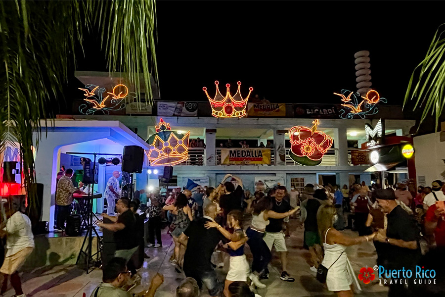 Dancing at La Placita, Lajas, Puerto Rico