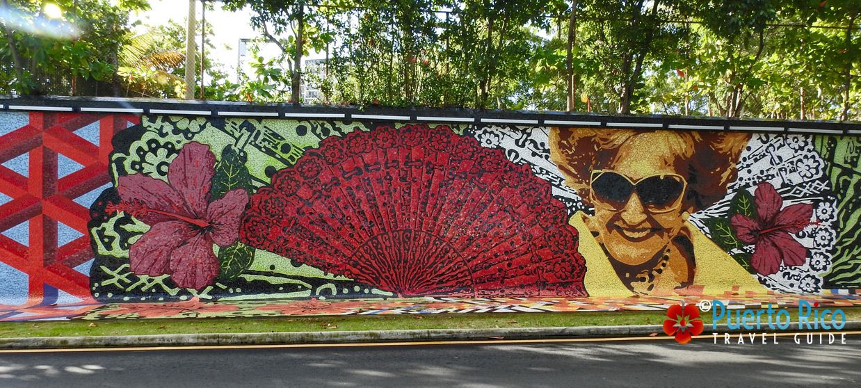 Puerto Rico Art Murals - Dona Fela - San Juan 