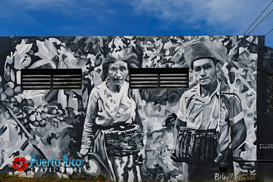 Art Mural in Yauco, Puerto Rico 