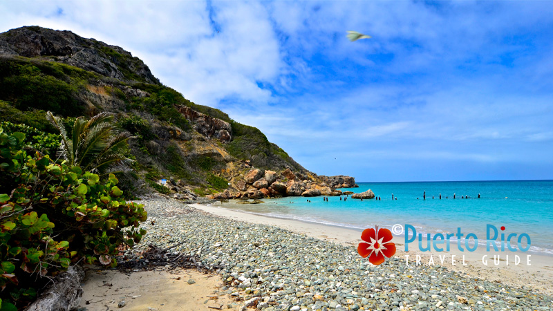 The beautiful beach of Playa Pelicano in Caja de Muertos Island - South Coast, Puerto Rico
