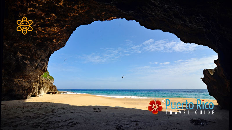 Beach Cave at Playa El Pastillo - Isabela, Puerto Rico