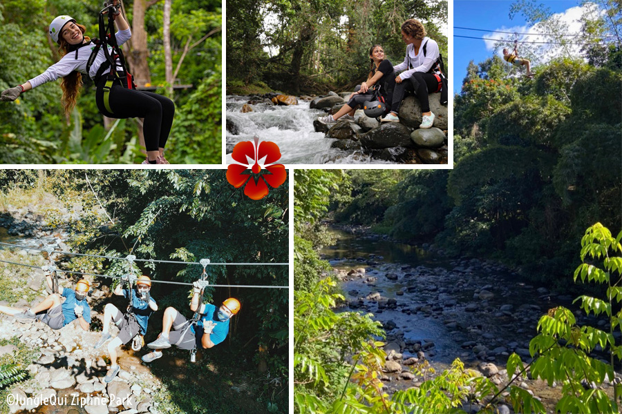 Puerto Rico Zip Line / Ziplining in the Rainforest - JungleQui Adventure Park