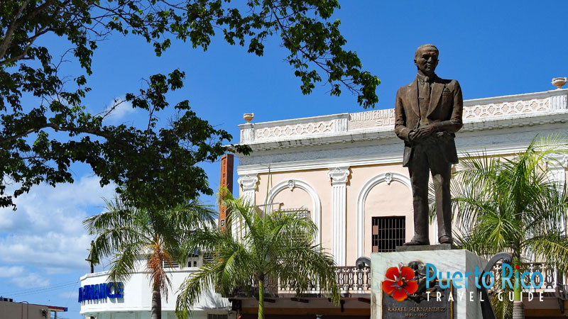 Rafael Hernandez - Composer of Preciosa - Statue in Aguadilla, Puerto Rico